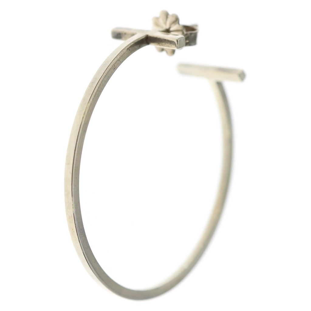 TIFFANY & Co.(ティファニー) Tワイヤー フープピアス シルバー SV925 レディース