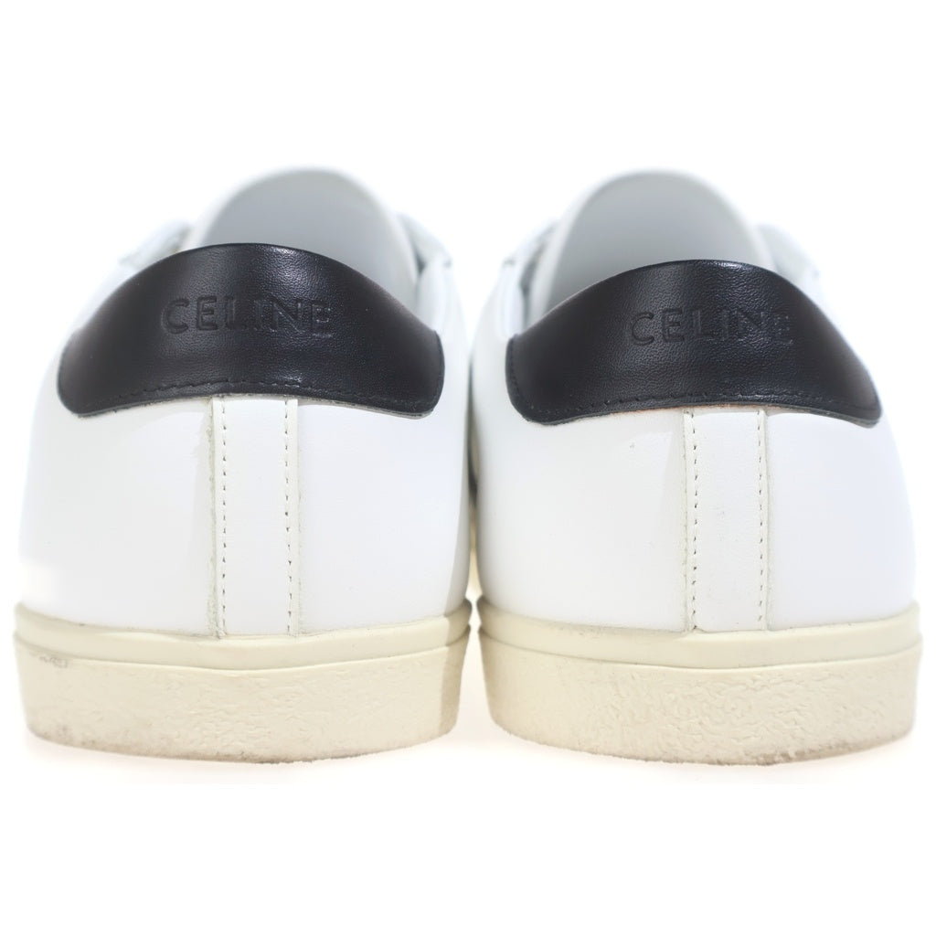 CELINE(セリーヌ) ローカットスニーカーシューズ ホワイト×ブラック #40
