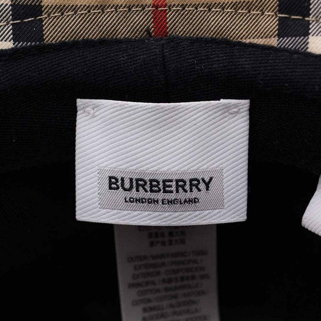 BURBERRY(バーバリー) ヴィンテージ チェック柄 バケットハット ベージュ#L