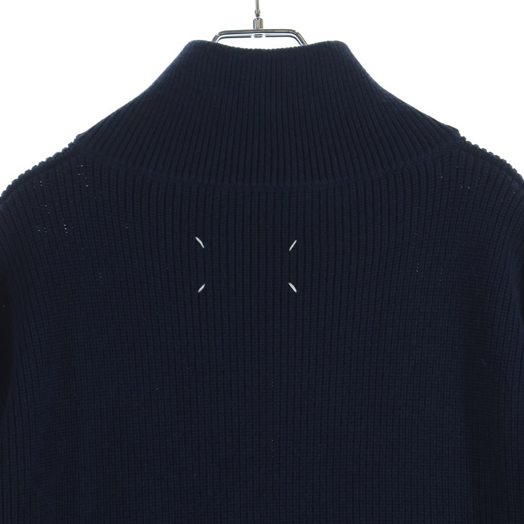 Maison Margiela(メゾンマルジェラ) ドライバーズニット ネイビー #XL