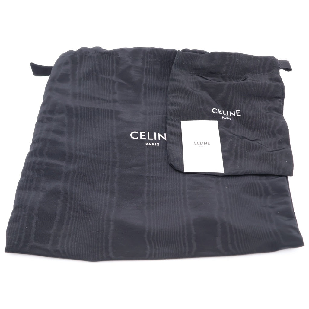 CELINE(セリーヌ) クラシックティーンボックス ショルダーバック ベージュ レザー ゴールド金具 レディース