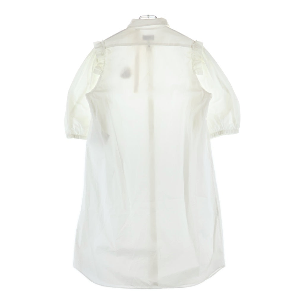 MONCLER(モンクレール) シモーネロシャ パールロゴ シャツワンピース アイボリー #1 G10941D70600 レディース