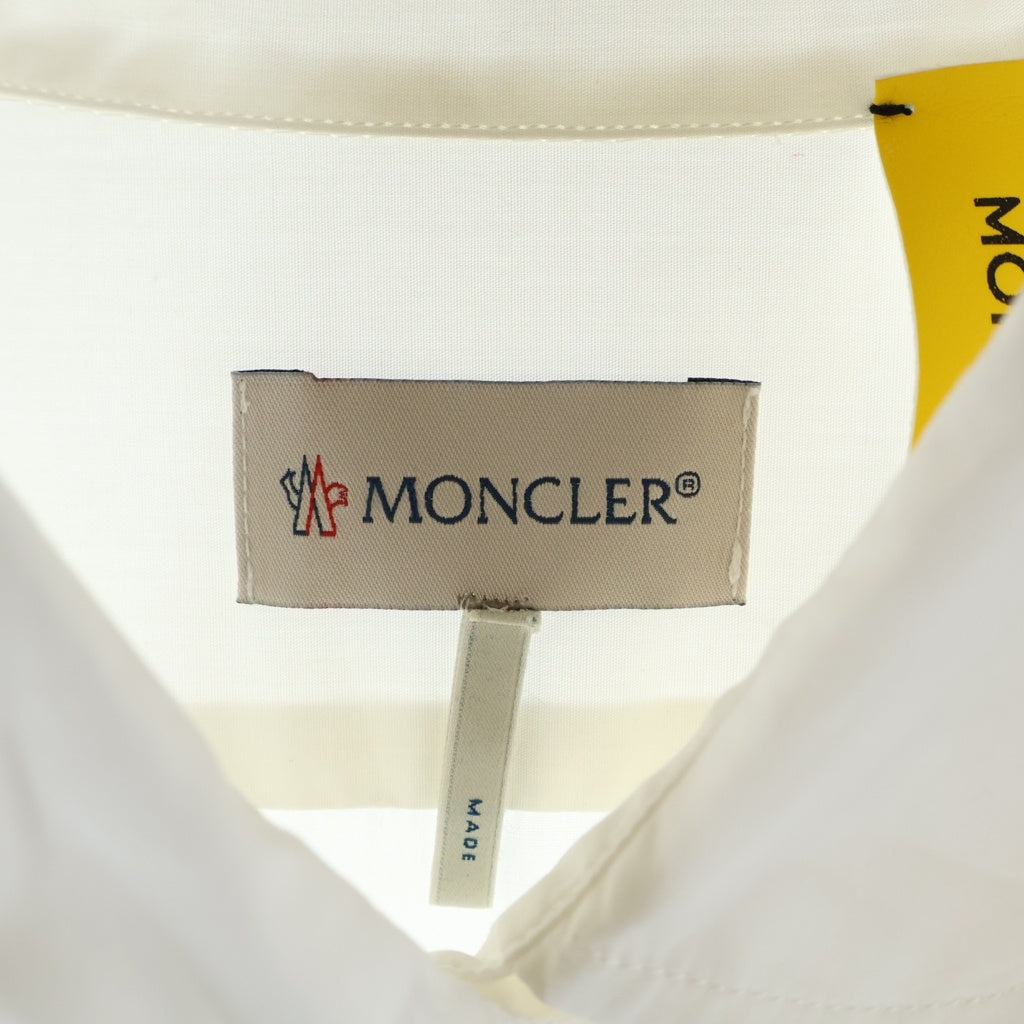 MONCLER(モンクレール) シモーネロシャ パールロゴ シャツワンピース アイボリー #1 G10941D70600 レディース