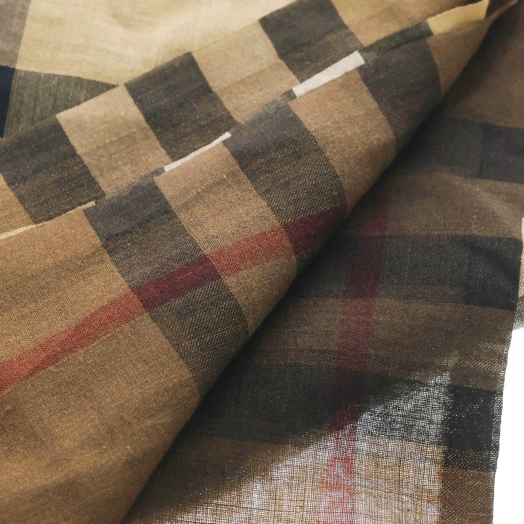 BURBERRY(バーバリー) ノヴァチェック 大判ストール マフラー チェック ブラウン