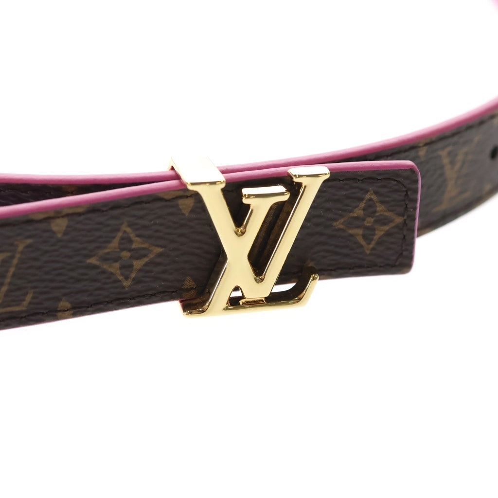 LOUIS VUITTON(ルイヴィトン) モノグラム サンチュール LVアイコニック20MMリバーシブル ベルト ブラウン×ピンク 80/32 M0703 レディース
