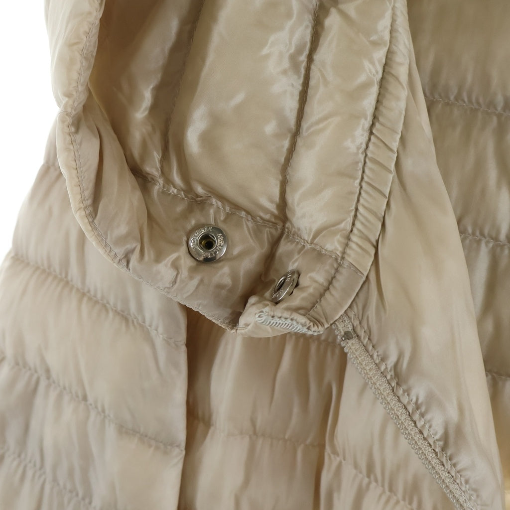 MONCLER(モンクレール) バーベル ジップアップ フーディ ダウンコート ベージュ 3 510934931299 レディース