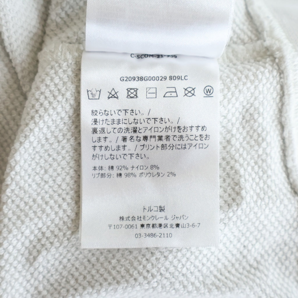 MONCLER(モンクレール) MAGLIA GIROCOLLO プルオーバー パーカー ホワイト G20938G00029 XS レディース