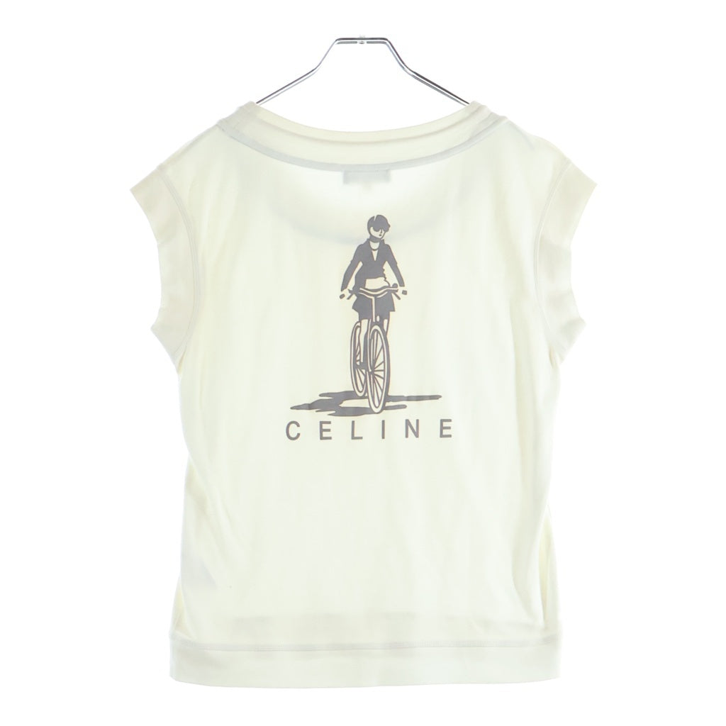 CELINE(セリーヌ) ノースリーブ トップス ホワイト レディース #L