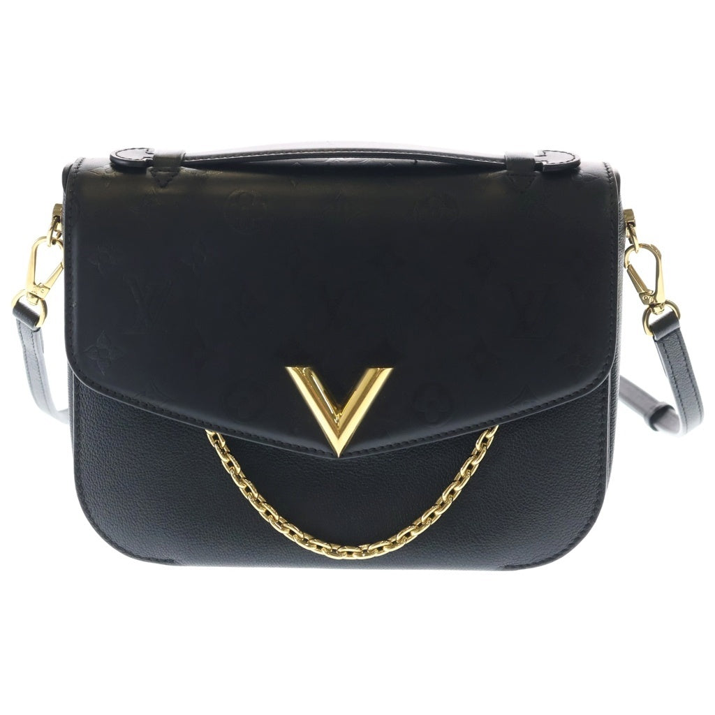 LOUIS VUITTON(ルイヴィトン) モノグラム ヴェリー メッセンジャー 2WAY ハンドバッグ ショルダーバッグ M53382 ブラック レディース