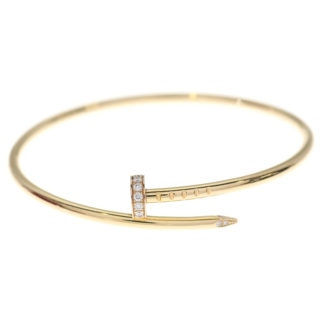 Cartier(カルティエ) ジュストアンクル ダイヤ ブレスレット ピンクゴールド Au750PG #15 ジュエリー レディース