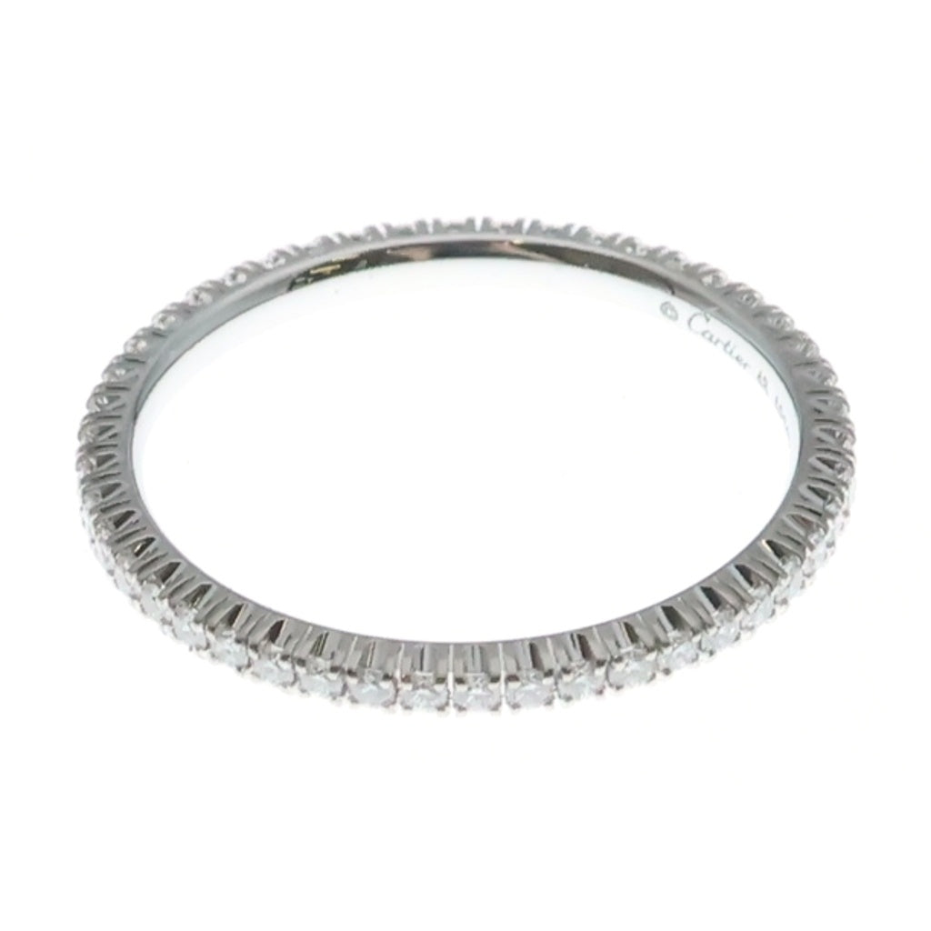Cartier(カルティエ) エタンセル フルエタニティ ダイヤリング 指輪 Au750 ホワイトゴールド APS971 レディース