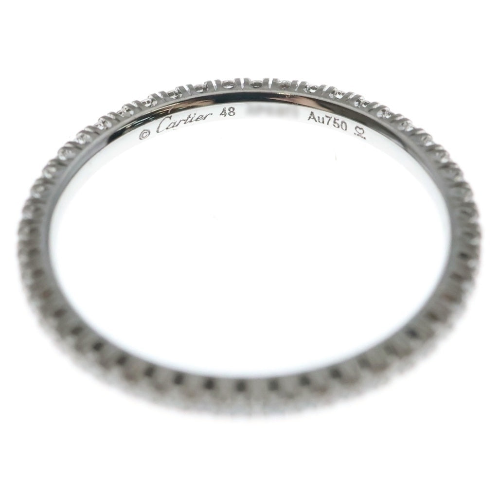 Cartier(カルティエ) エタンセル フルエタニティ ダイヤリング 指輪 Au750 ホワイトゴールド APS971 レディース