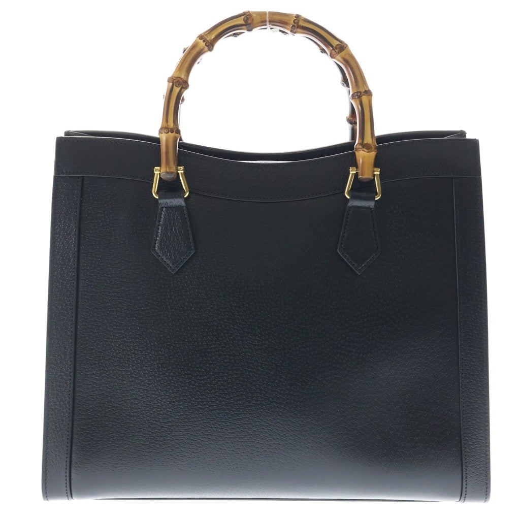GUCCI(グッチ) ダイアナ ラージ レザー ハンドバッグ 2wayショルダーバッグ ブラック 678842 レディース