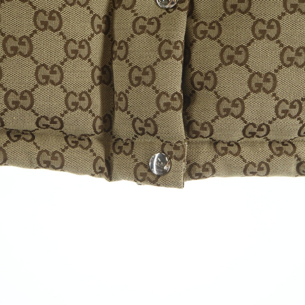 GUCCI(グッチ) GGコットンキャンバスダウンベスト ベージュ #36 774910