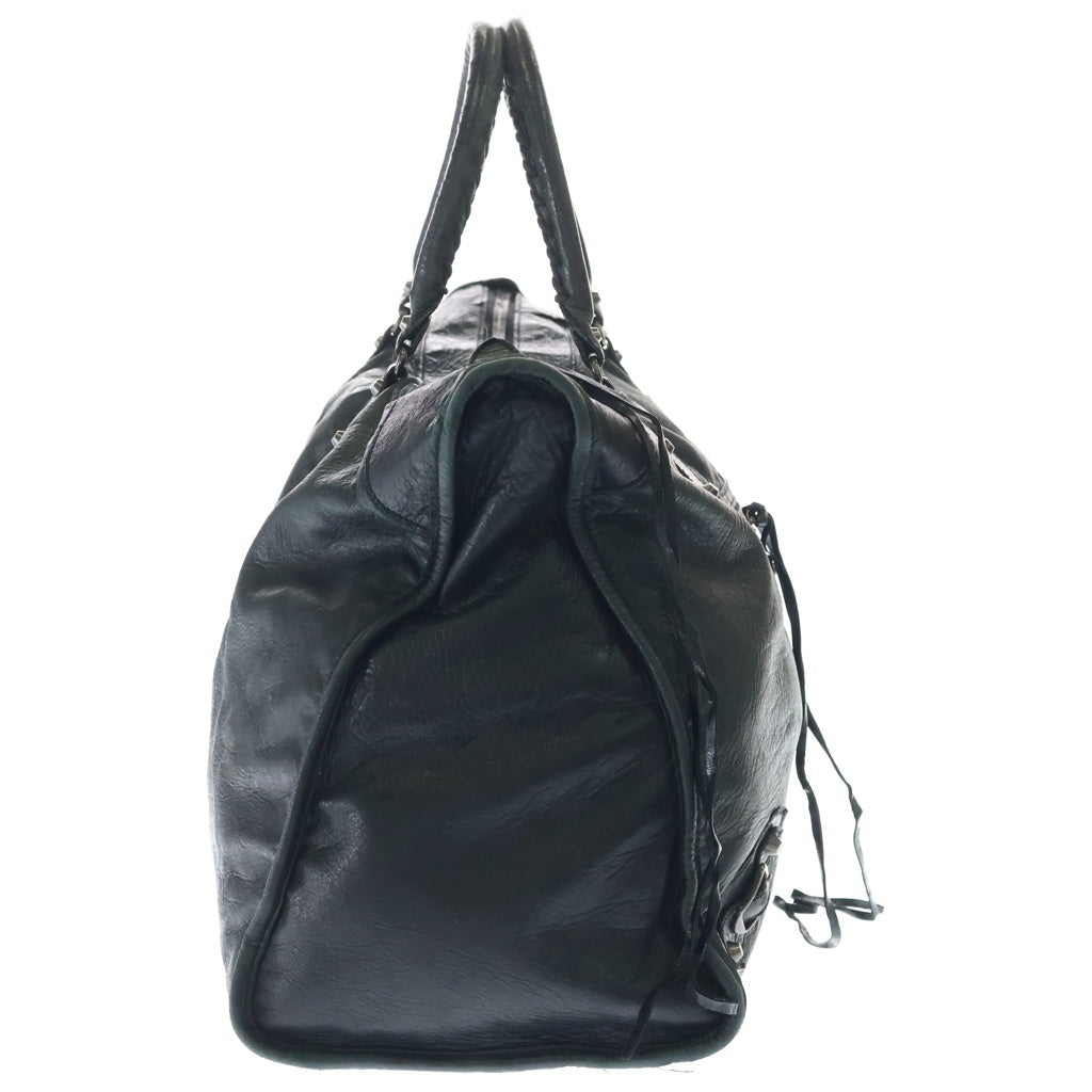BALENCIAGA(バレンシアガ) ザ ワーク ハンドバッグ ブラック レザー 156541 シルバー金具 レディース