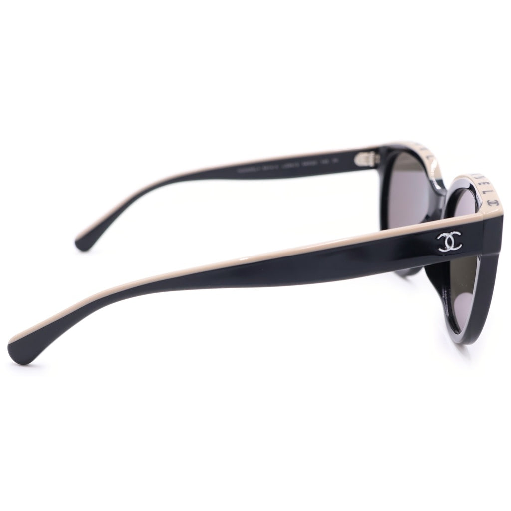 CHANEL(シャネル) ココマーク バタフライ型 シェイプ サングラス メガネ 5414-A ブラック/ベージュ レディース