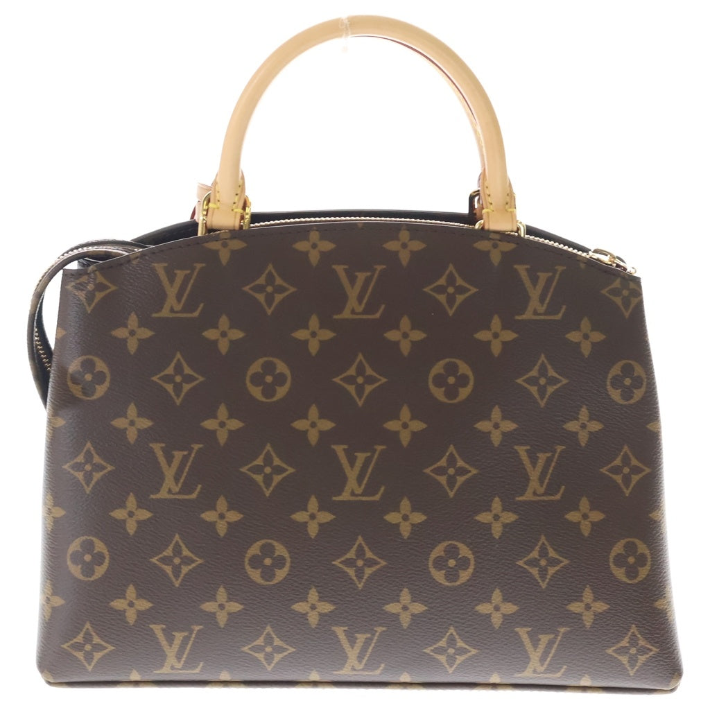 LOUIS VUITTON(ルイヴィトン) モノグラム プティ・パレPM 2WAYバッグ ハンドバッグ ショルダーバッグ ブラウン レザー×PVC M45900 ゴールド金具 レディース