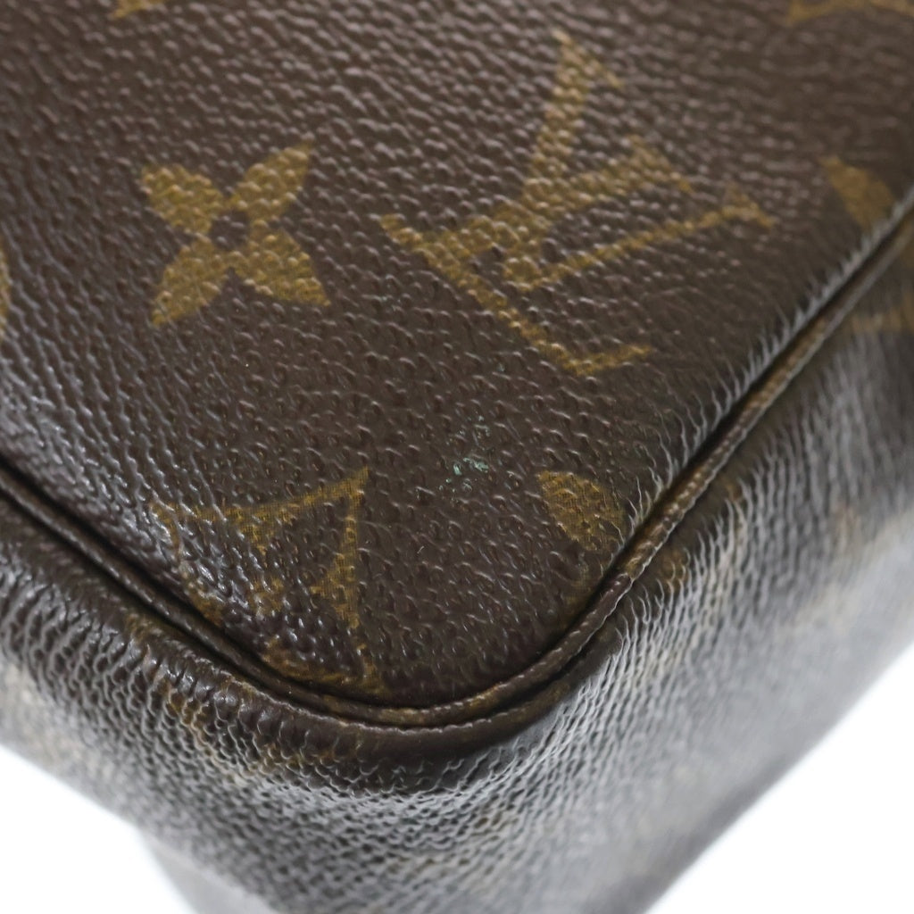 LOUIS VUITTON(ルイヴィトン) モノグラム トゥルーストワレット セカンドバッグ クラッチバッグ ケース ポーチ ブラウン PVC レザー M47522 ゴールド金具 レディース