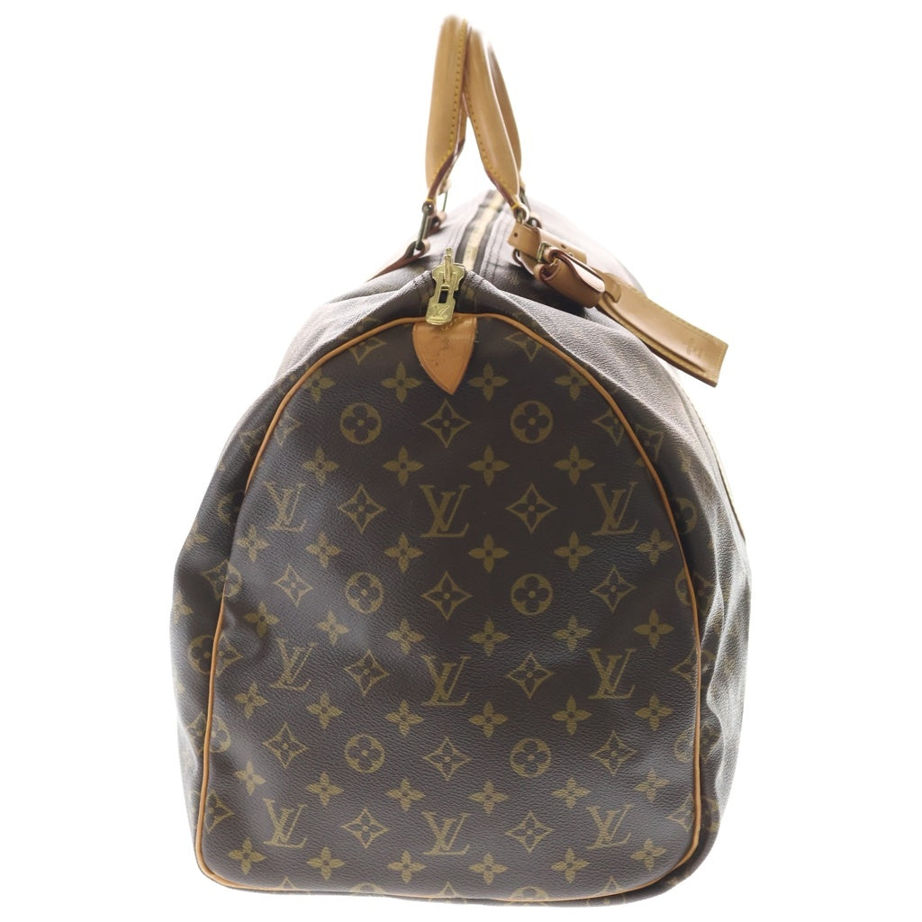 LOUIS VUITTON(ルイヴィトン) モノグラム キーポル・バンドリエール60 トラベルバッグ ボストンバッグ ハンドバッグ ブラウン レザー×PVC M41412 ゴールド金具 レディース