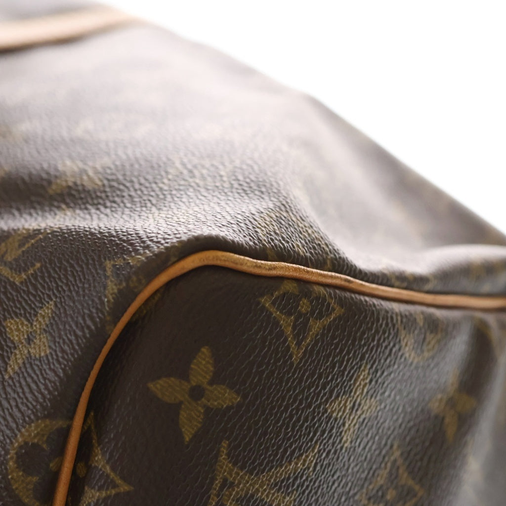 LOUIS VUITTON(ルイヴィトン) モノグラム キーポル・バンドリエール60 トラベルバッグ ボストンバッグ ハンドバッグ ブラウン レザー×PVC M41412 ゴールド金具 レディース