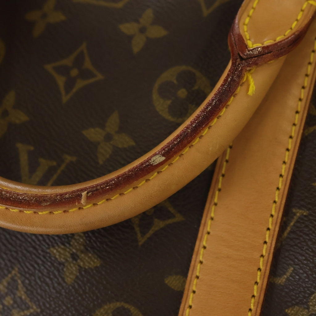 LOUIS VUITTON(ルイヴィトン) モノグラム キーポル・バンドリエール60 トラベルバッグ ボストンバッグ ハンドバッグ ブラウン レザー×PVC M41412 ゴールド金具 レディース