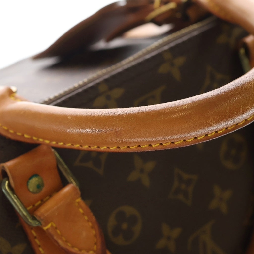 LOUIS VUITTON(ルイヴィトン) モノグラム キーポル・バンドリエール60 トラベルバッグ ボストンバッグ ハンドバッグ ブラウン レザー×PVC M41412 ゴールド金具 レディース