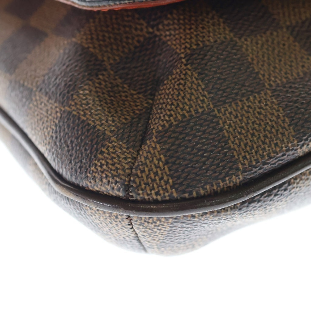 LOUIS VUITTON(ルイヴィトン) ダミエ ミュゼット サルサロング ショルダーバッグ ブラウン レザー×PVC N51300 ゴールド金具 レディース