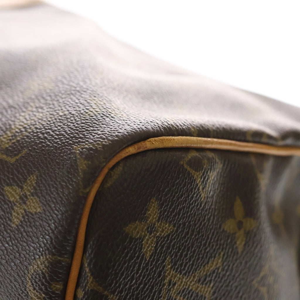 LOUIS VUITTON(ルイヴィトン) モノグラム キーポルバンドリエール55 ハンドバッグ ボストンバッグ トラベルバッグ ショルダーバッグ ブラウン レザー×PVC M41414 ゴールド金具