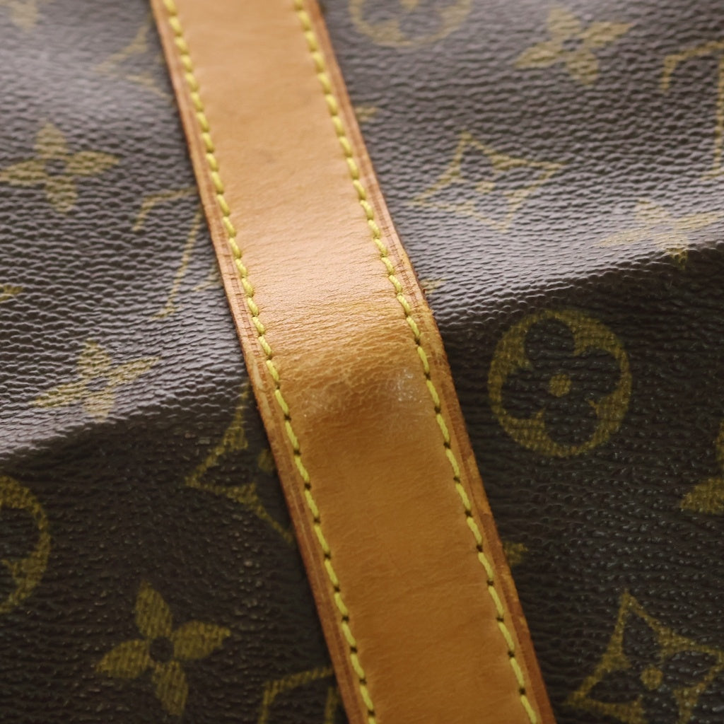 LOUIS VUITTON(ルイヴィトン) モノグラム キーポルバンドリエール55 ハンドバッグ ボストンバッグ トラベルバッグ ショルダーバッグ ブラウン レザー×PVC M41414 ゴールド金具