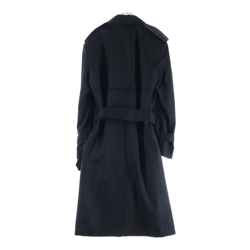 BURBERRY(バーバリー) 24AW TRENCH COAT トレンチ ロングコート ダブルブレスト スナップボタン エポレット ブラック 8088822 レディース