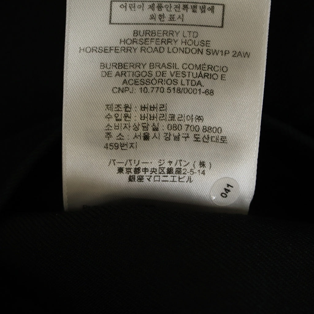 BURBERRY(バーバリー) 24AW TRENCH COAT トレンチ ロングコート ダブルブレスト スナップボタン エポレット ブラック 8088822 レディース