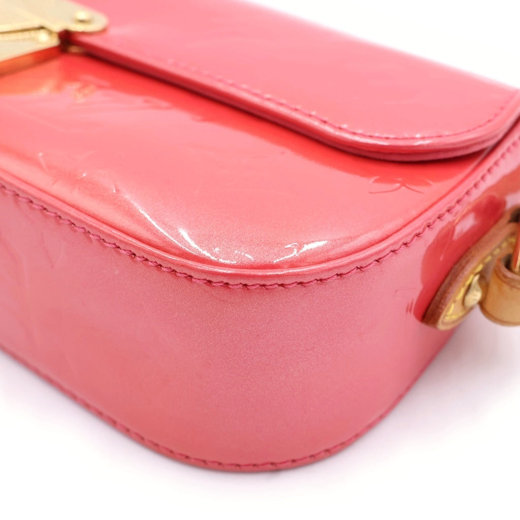 LOUIS VUITTON(ルイヴィトン) ヴェルニ マリブストリート パテントレザー ハンドバッグ ポーチ ピンク M9150F レディース