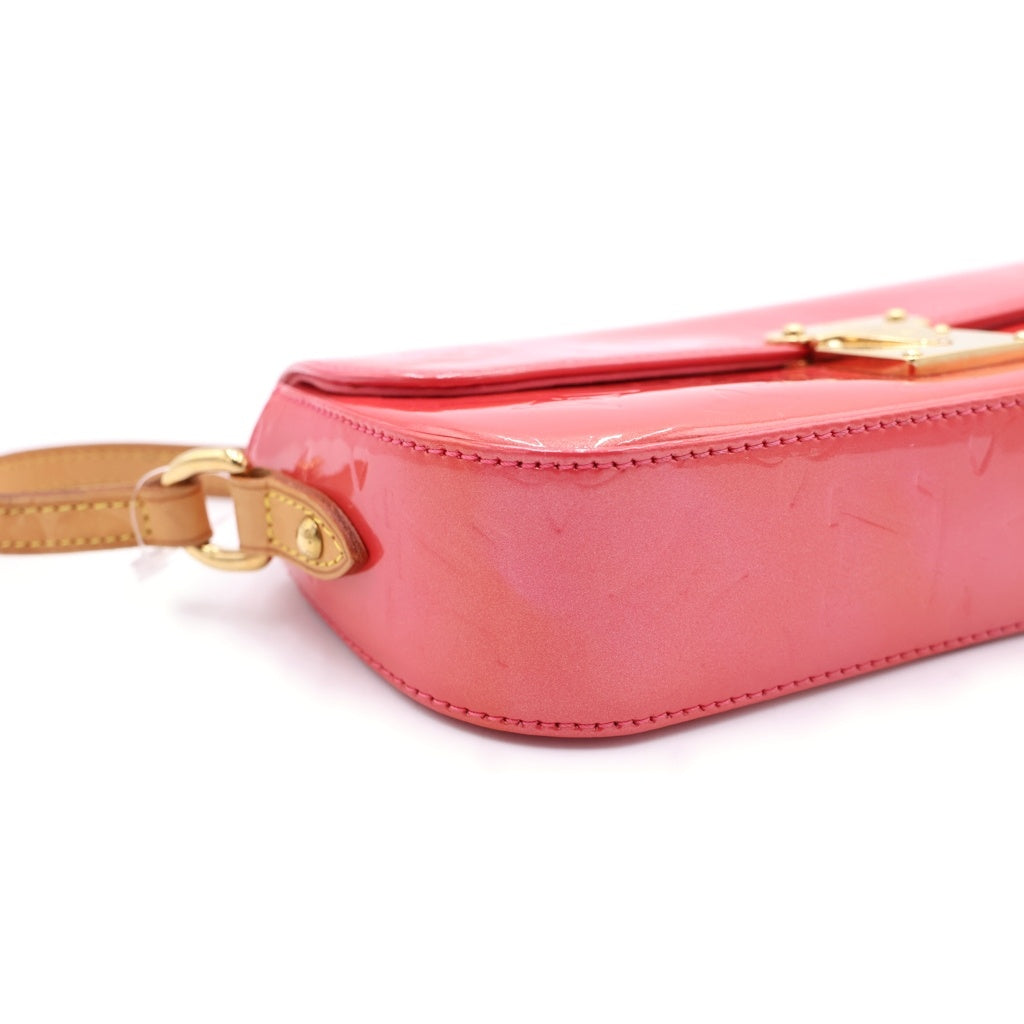 LOUIS VUITTON(ルイヴィトン) ヴェルニ マリブストリート パテントレザー ハンドバッグ ポーチ ピンク M9150F レディース