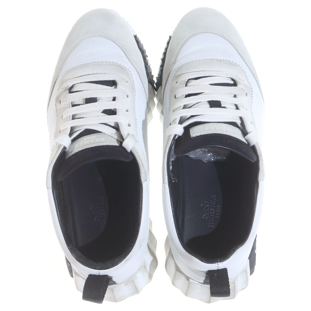 HERMES(エルメス) ローカットスニーカー ホワイト #38 1/2 レディース