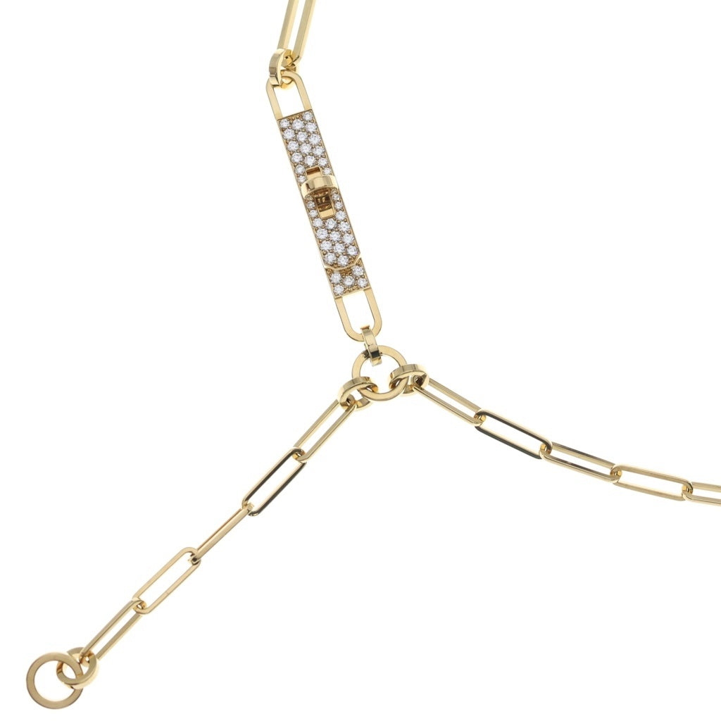 HERMES(エルメス) ケリー・シェーヌ PMネックレス ペンダント チェーン ゴールド Au750 21.5g 21V079625 レディース