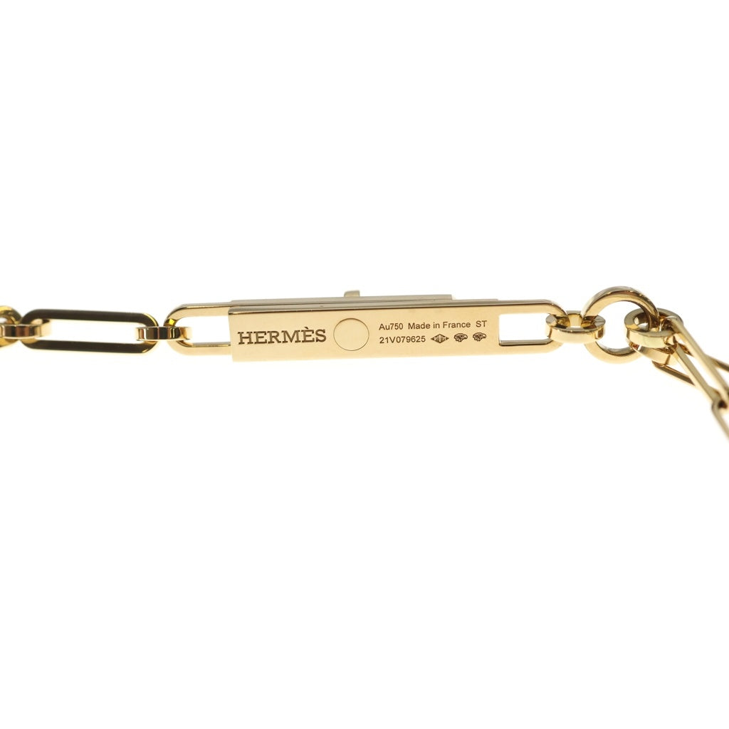 HERMES(エルメス) ケリー・シェーヌ PMネックレス ペンダント チェーン ゴールド Au750 21.5g 21V079625 レディース