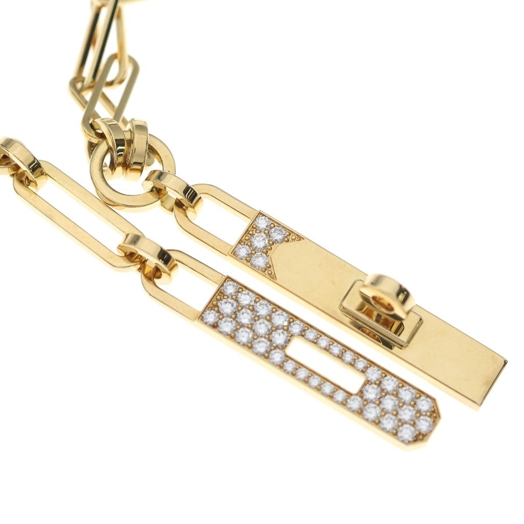 HERMES(エルメス) ケリー・シェーヌ PMネックレス ペンダント チェーン ゴールド Au750 21.5g 21V079625 レディース