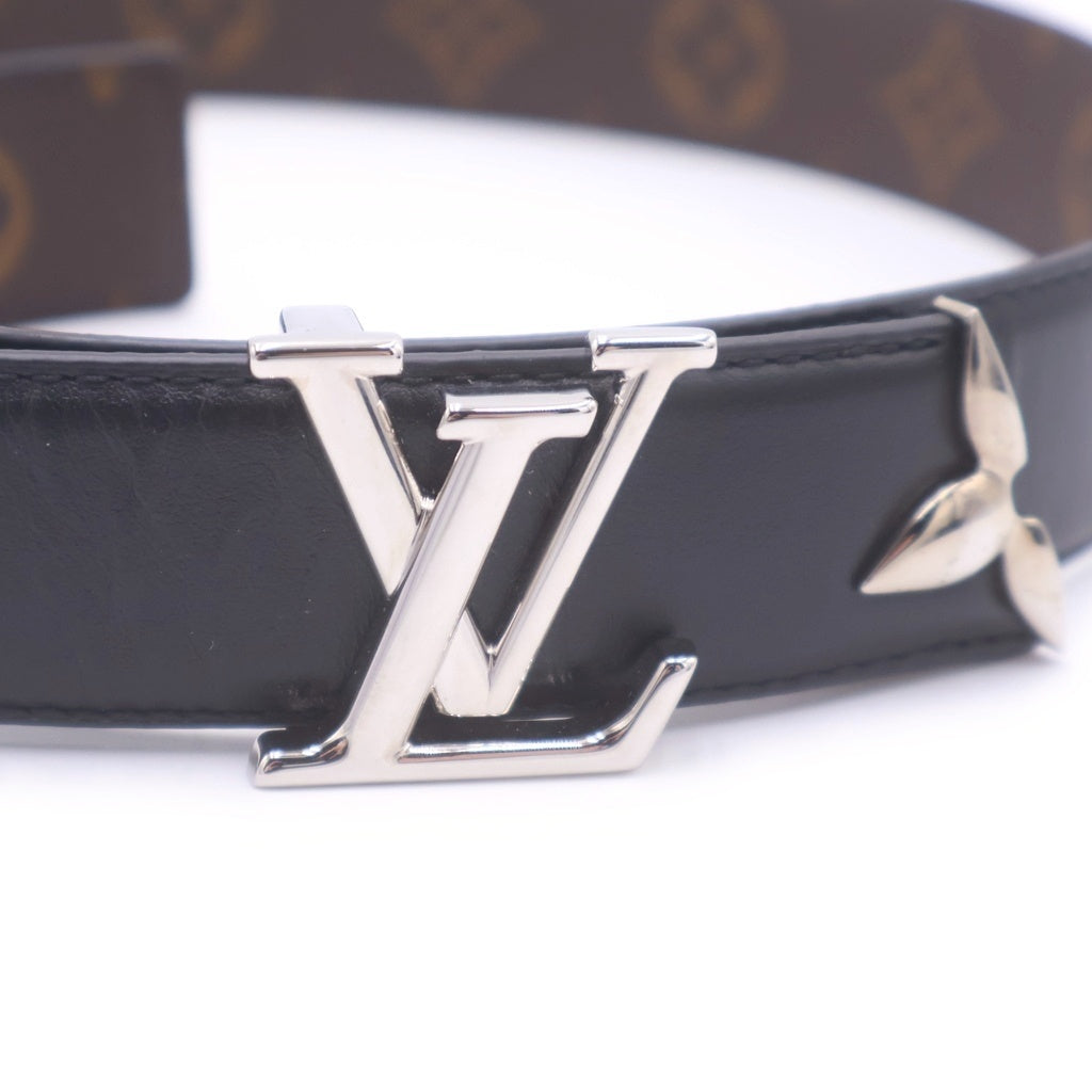 LOUIS VUITTON(ルイヴィトン) プリティ LV リバーシブル ベルト ブラック×ブラウン M8871 シルバー金具