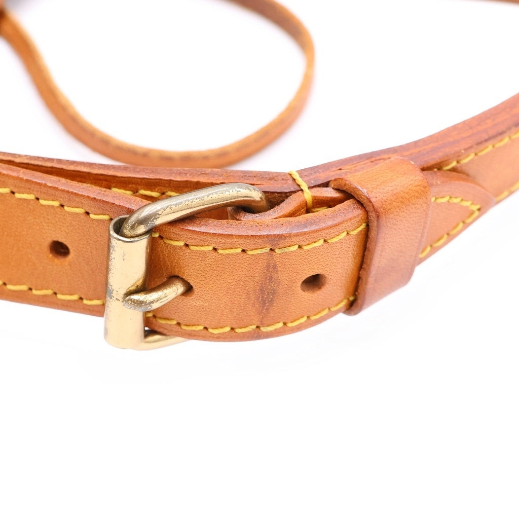 LOUIS VUITTON(ルイヴィトン) モノグラム プチノエ ショルダーバッグ ブラウン レザー×PVC M42226 ゴールド金具 レディース
