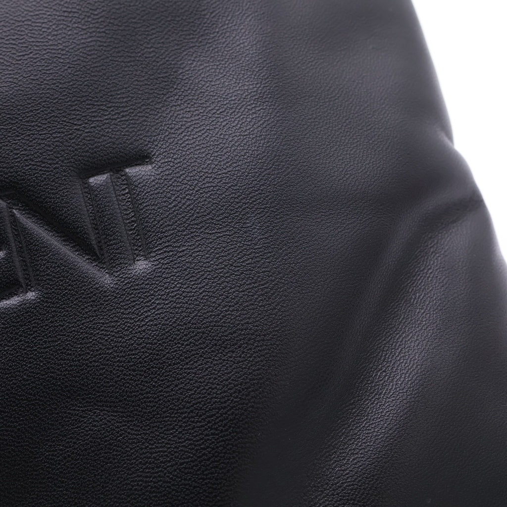 SAINT LAURENT PARIS(サンローランパリ) パフィ ポーチ クラッチバッグ ラージ レザー ブラック レディース