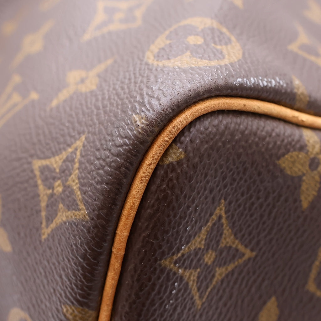 LOUIS VUITTON(ルイヴィトン) モノグラム キーポル50 バンドリエール ボストンバッグ ハンドバッグ トラベルバッグ ブラウン レザー×PVC M41426 ゴールド金具