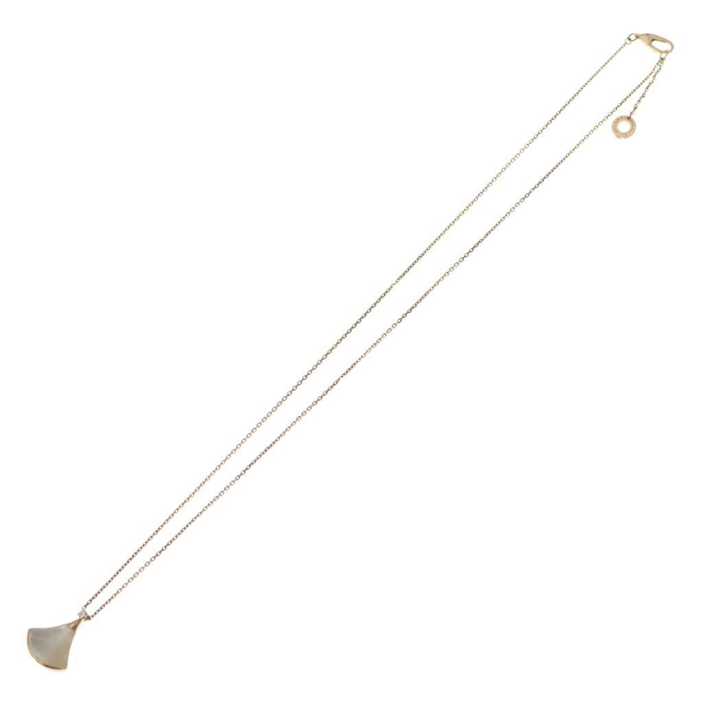 BVLGARI(ブルガリ) ディーヴァドリーム シェル ダイヤモンド Au750 K18PG ネックレス ピンクゴールド レディース
