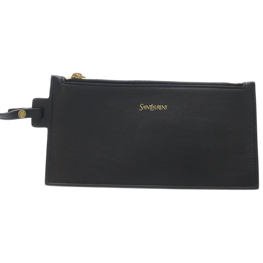YVES SAINT LAURENT(イヴサンローラン) Yスモール レザー 2WAY ハンドバッグ ショルダーバック 808224 ブラック レディース