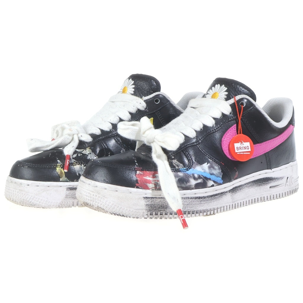 NIKE(ナイキ) ×PEACEMINUSONE Air Force 1 Low '07 Para-Noise 3.0 ピースマイナスワン エアフォース1 ローカットスニーカー シューズ ブラック US9.5/27.5cm AQ3692-004