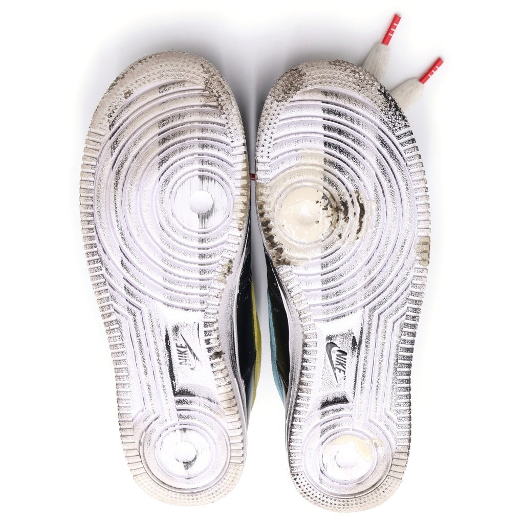 NIKE(ナイキ) ×PEACEMINUSONE Air Force 1 Low '07 Para-Noise 3.0 ピースマイナスワン エアフォース1 ローカットスニーカー シューズ ブラック US9.5/27.5cm AQ3692-004