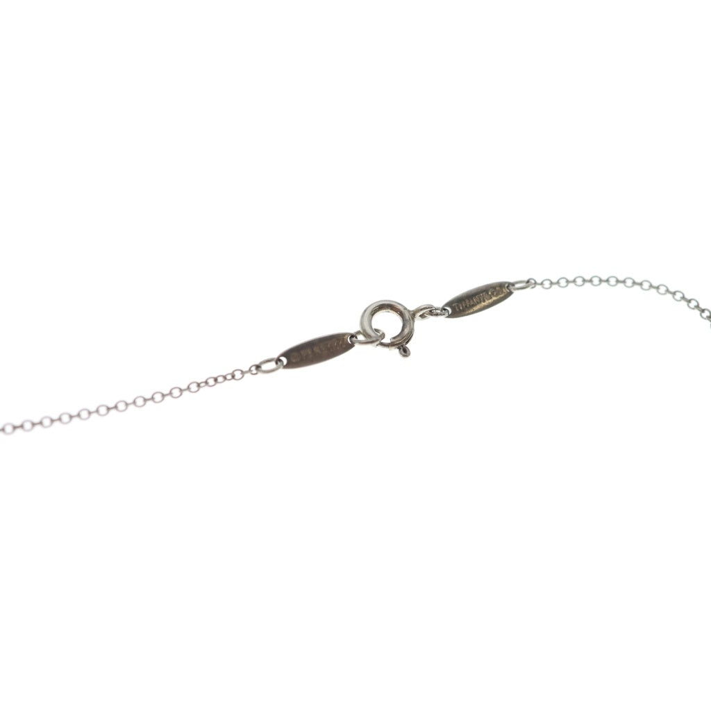 TIFFANY & Co.(ティファニー) ダブルオープンハート Ag925 K18PG ネックレス ペンダント シルバー/ピンクゴールド レディース