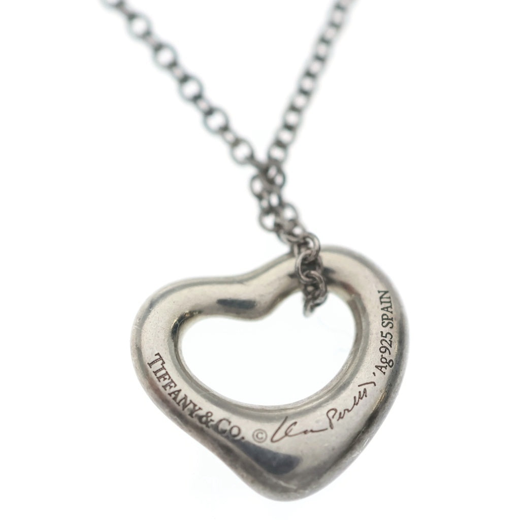 TIFFANY & Co.(ティファニー) ダブルオープンハート Ag925 K18PG ネックレス ペンダント シルバー/ピンクゴールド レディース