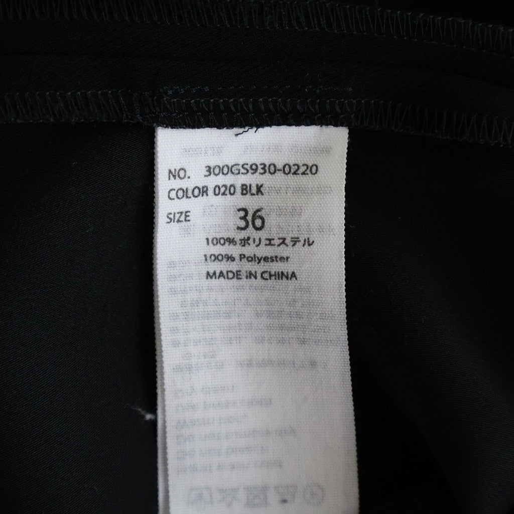 ENFOLD(エンフォルド) 23SS LOOSE JACKET ルーズ ノーカラージャケット ブラック 300GS930-0220 レディース