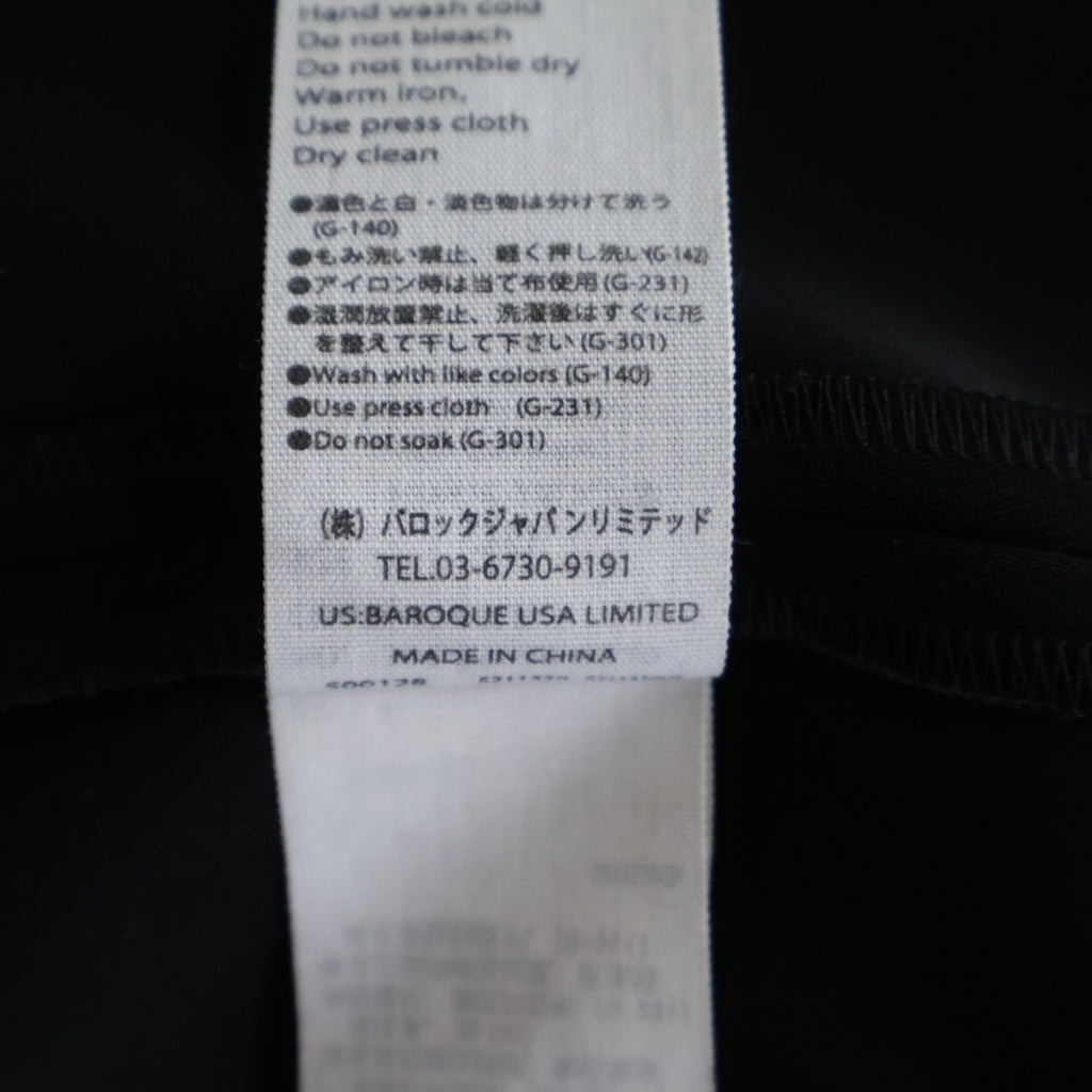 ENFOLD(エンフォルド) 23SS LOOSE JACKET ルーズ ノーカラージャケット ブラック 300GS930-0220 レディース