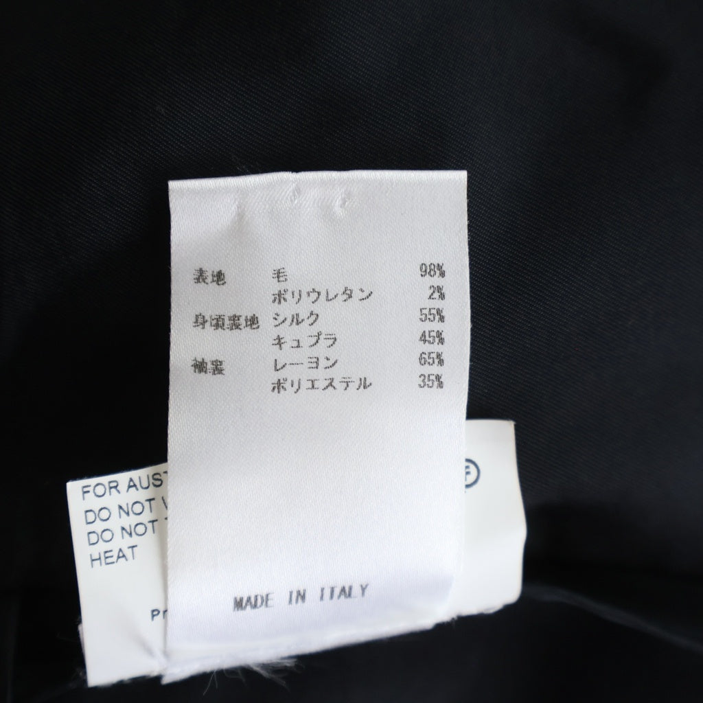 JIL SANDER(ジルサンダー) 1Bノーカラージャケット ウール イタリア製 ブラック JSPK191024 レディース